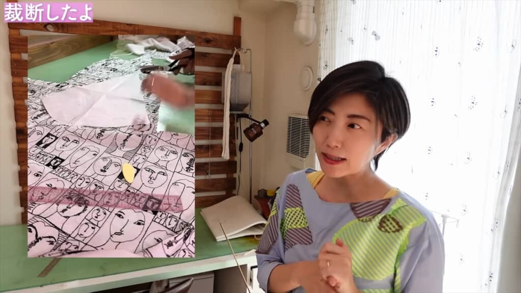 夫の誕生日プレゼントに超高級生地で作ったシャツをプレゼント