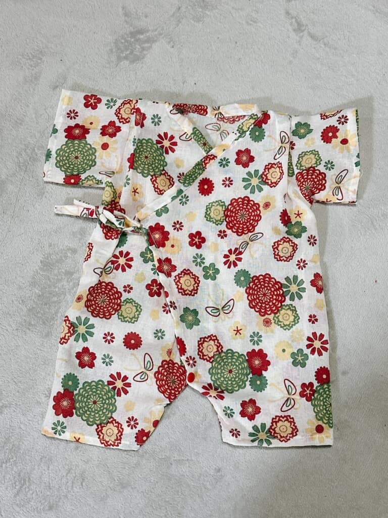 100均の手ぬぐい2枚で作ったとは思えない仕上がり!