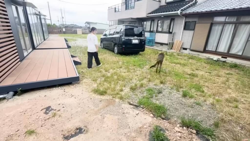 玄関を出た瞬間、全速力でダッシュ