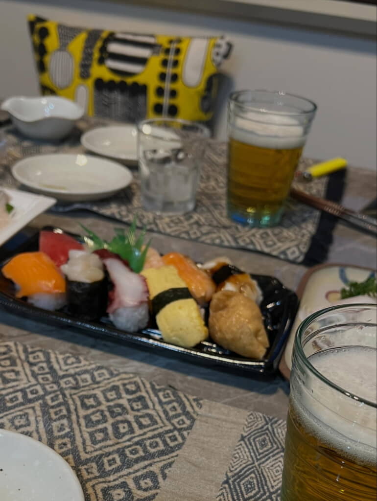ビールも一緒に