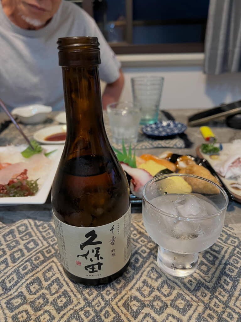 そしてちょっと良い日本酒も