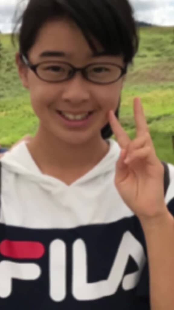 2019年、14歳のとき