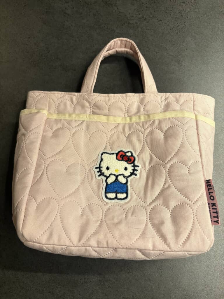 完成したトートバッグ