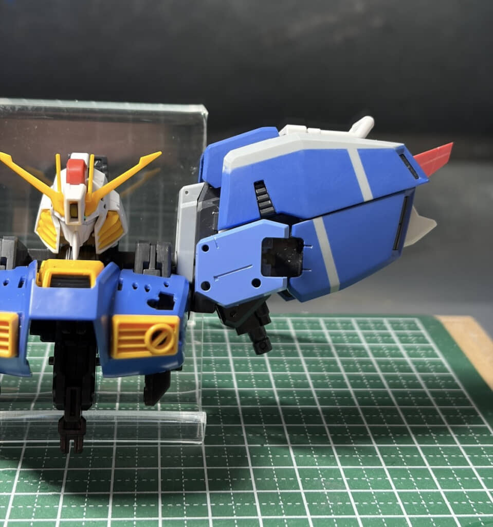 肩フレームの上方への移動
