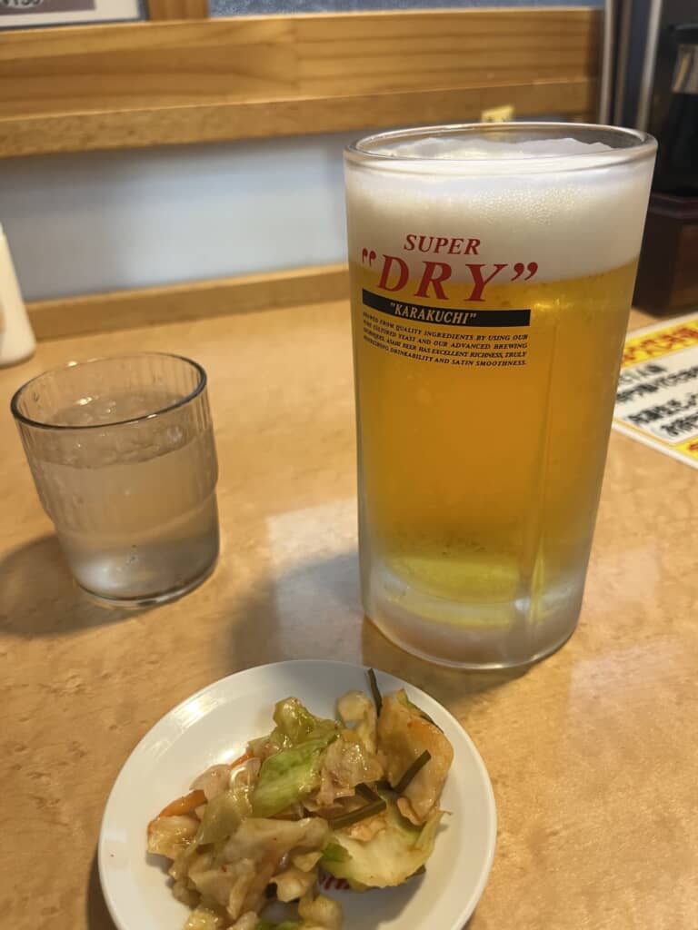 餃子×ビールは最高