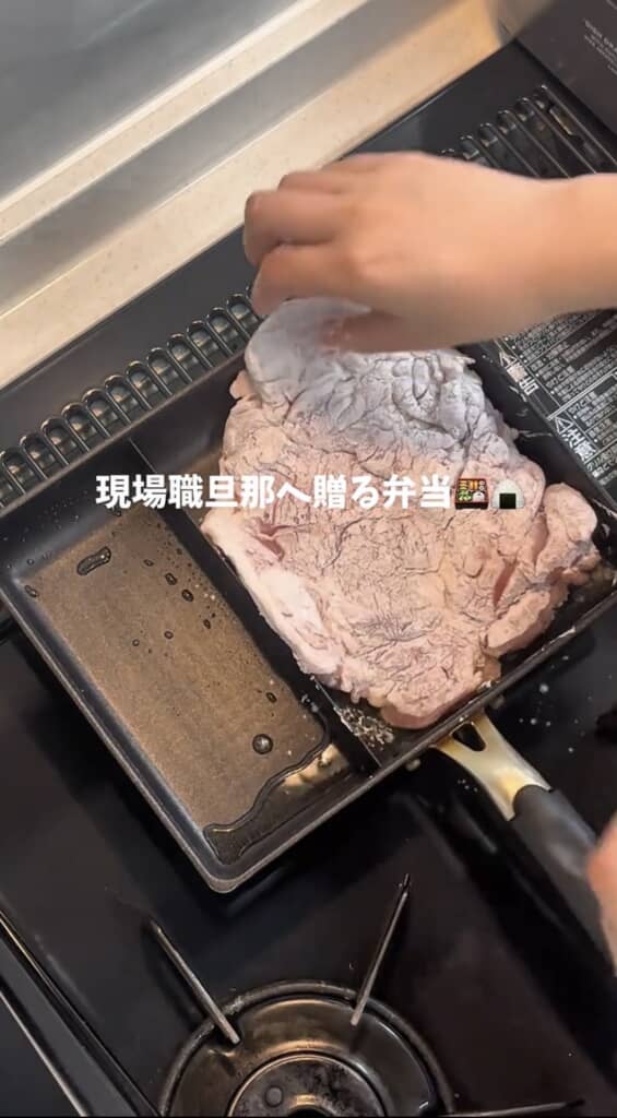 現場職の夫へ作るお弁当
