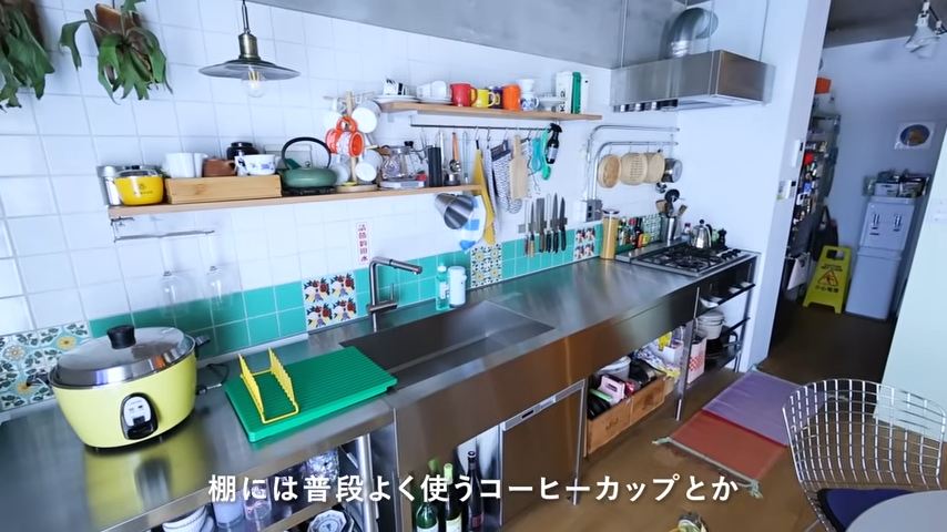 タイルがかわいいキッチン