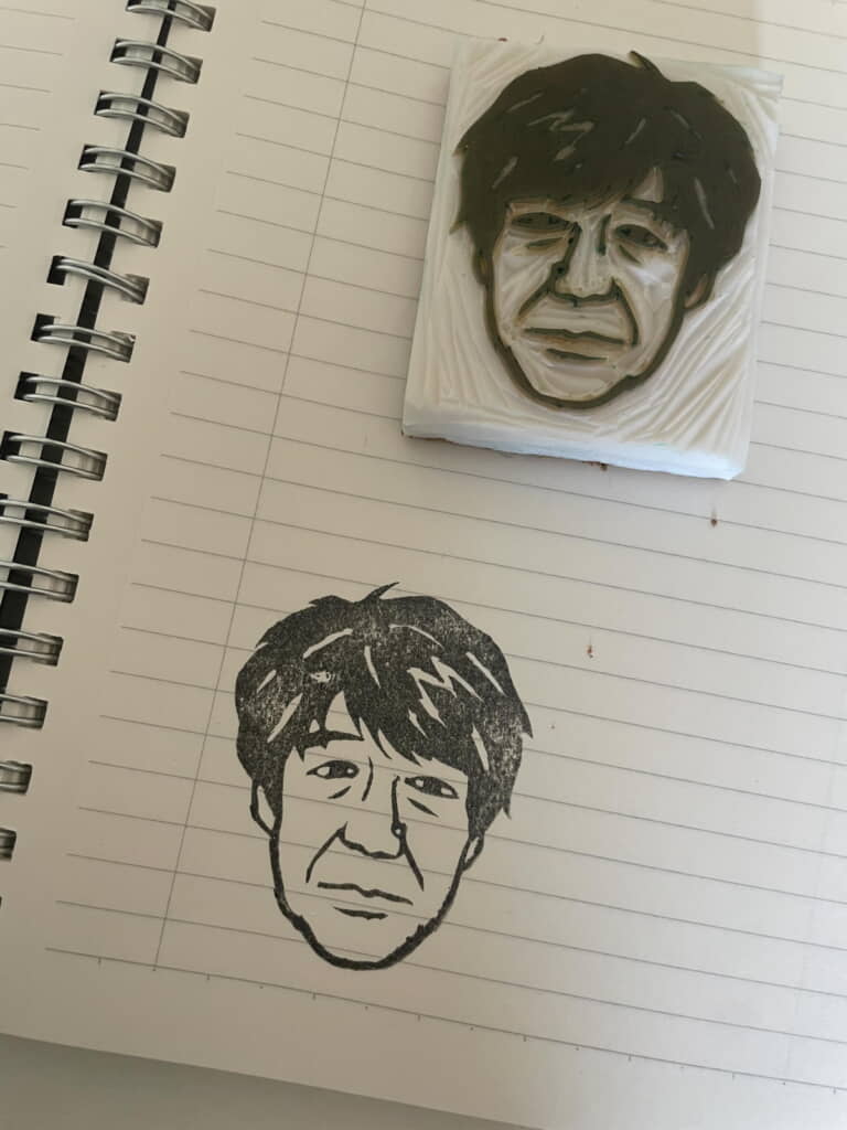 特徴を捉えたスタンプが完成
