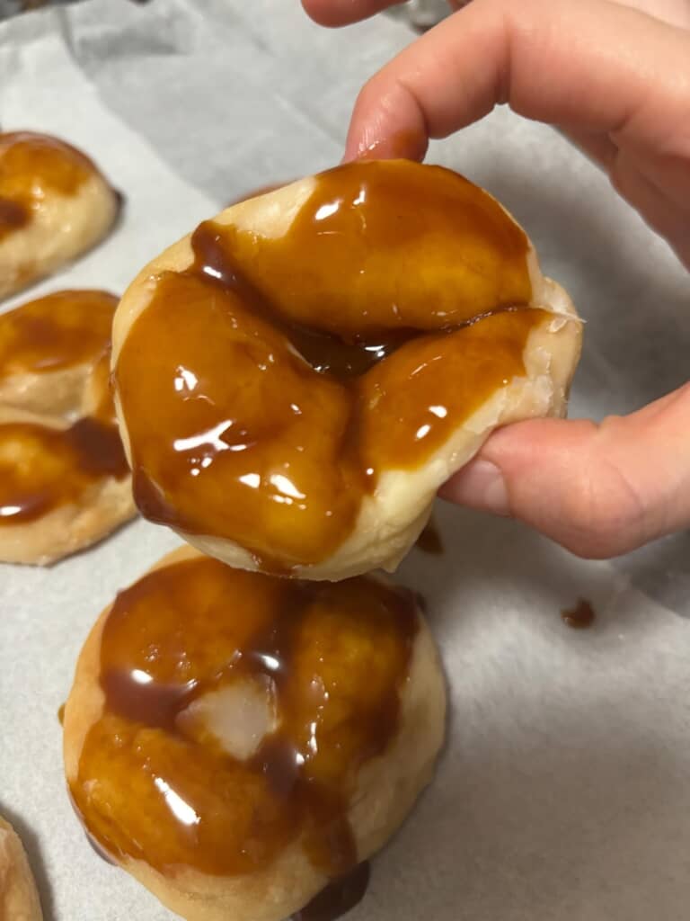 オーブンで焼く「もっちゅりん」風ドーナツできた！