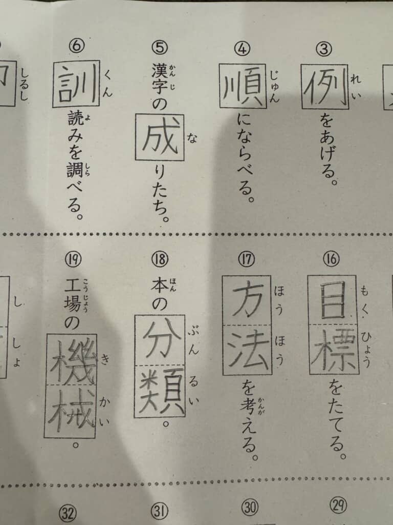 印刷されたような文字