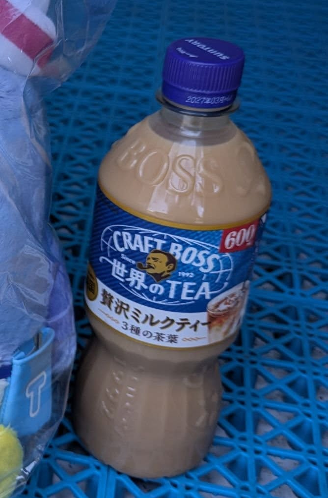 ペットボトルより高さのあるデカぬいが当たった