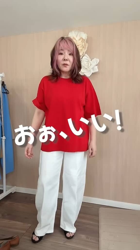 袖を曲げるとよりすっきりした見た目に