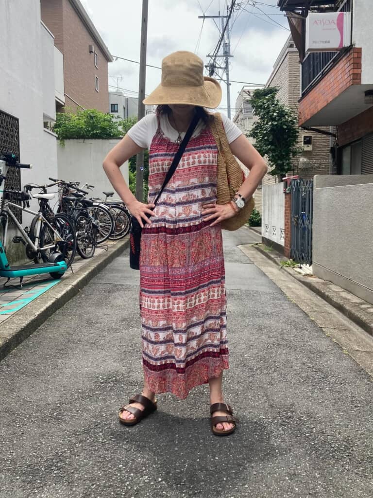ワンピースが完璧になじむコーデ