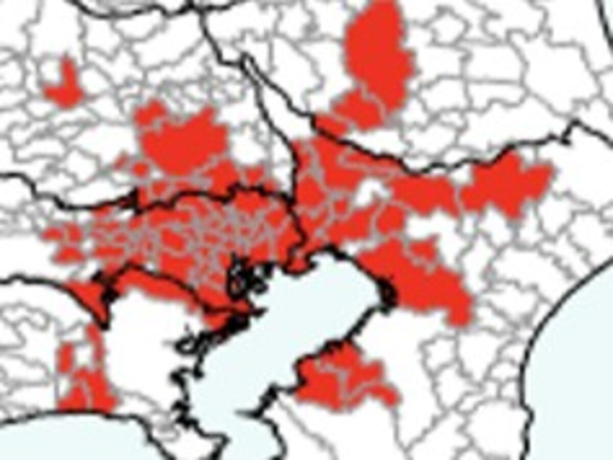 日本地図で、人口が増加している「市・区」に色を塗ったら…… 「これは衝撃的」まさかの結果に「こんなに少ないの!?」【可視化MAP】(1/2) | ニュース ねとらぼ