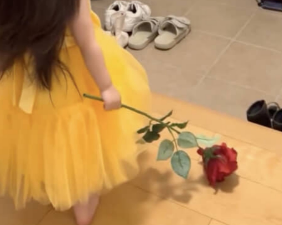 ドレスを着た2歳娘→仕事終わりのパパを出迎えてみたら……「パパ!? 王子かとおもった」 140万表示の“まさかの反応”に「100点満点すぎるでしょ」(1/2) | 育児 ねとらぼ
