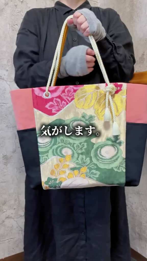 華やかなトートバッグに！