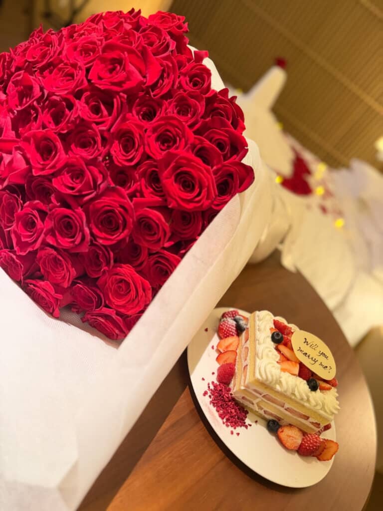薔薇の花束