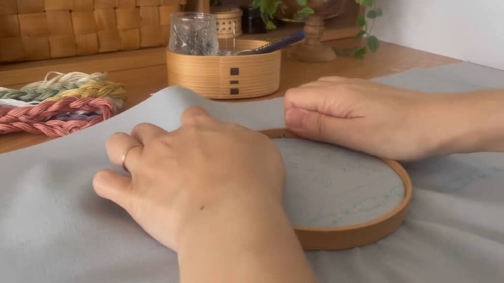 刺しゅうの準備