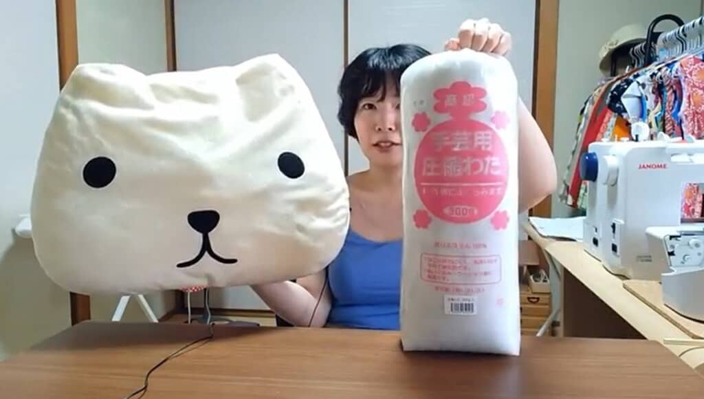 手芸用圧縮わたはカピバラさんに使う予定です