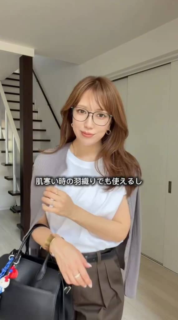 羽織るのにもちょうどよい