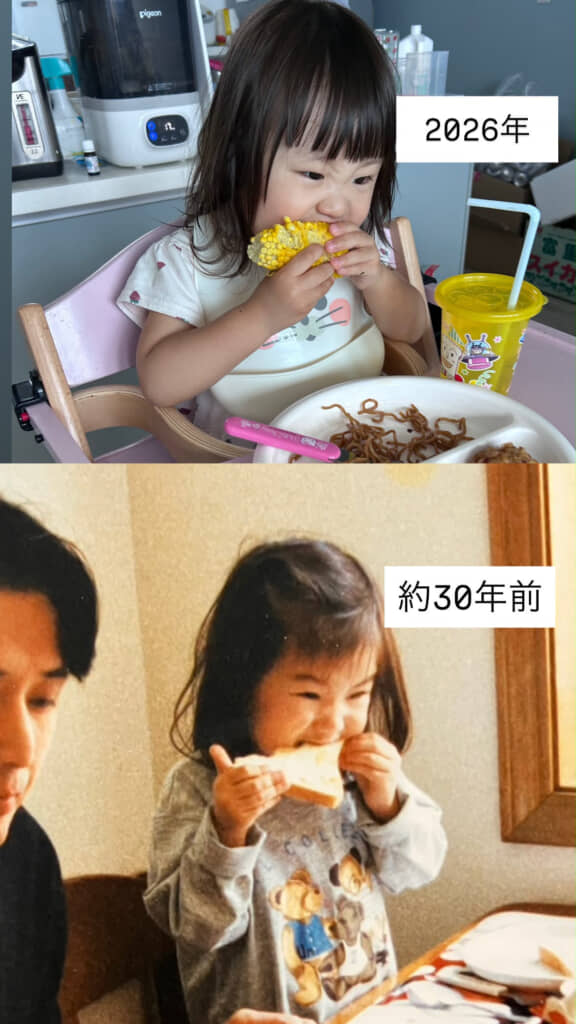 なんというそっくり母娘