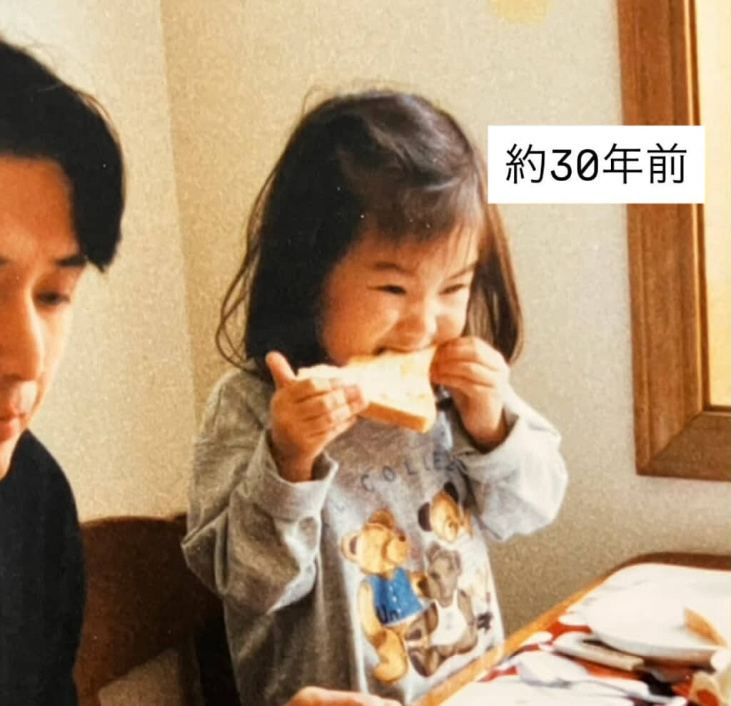約30年前のママにそっくり!
