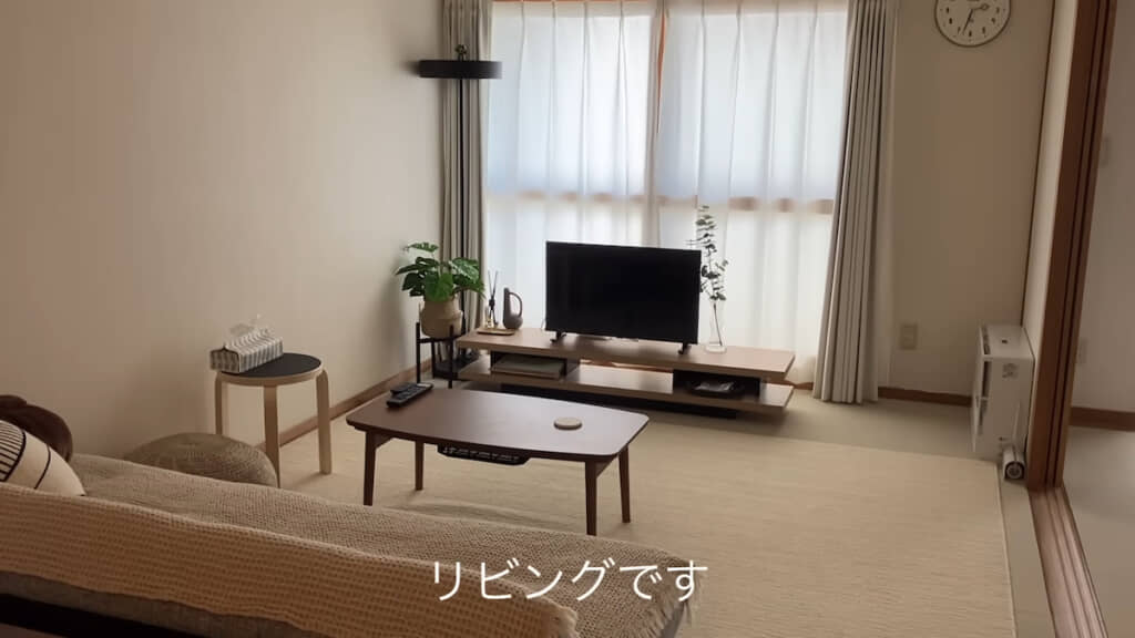 北欧テイストを感じるリビング