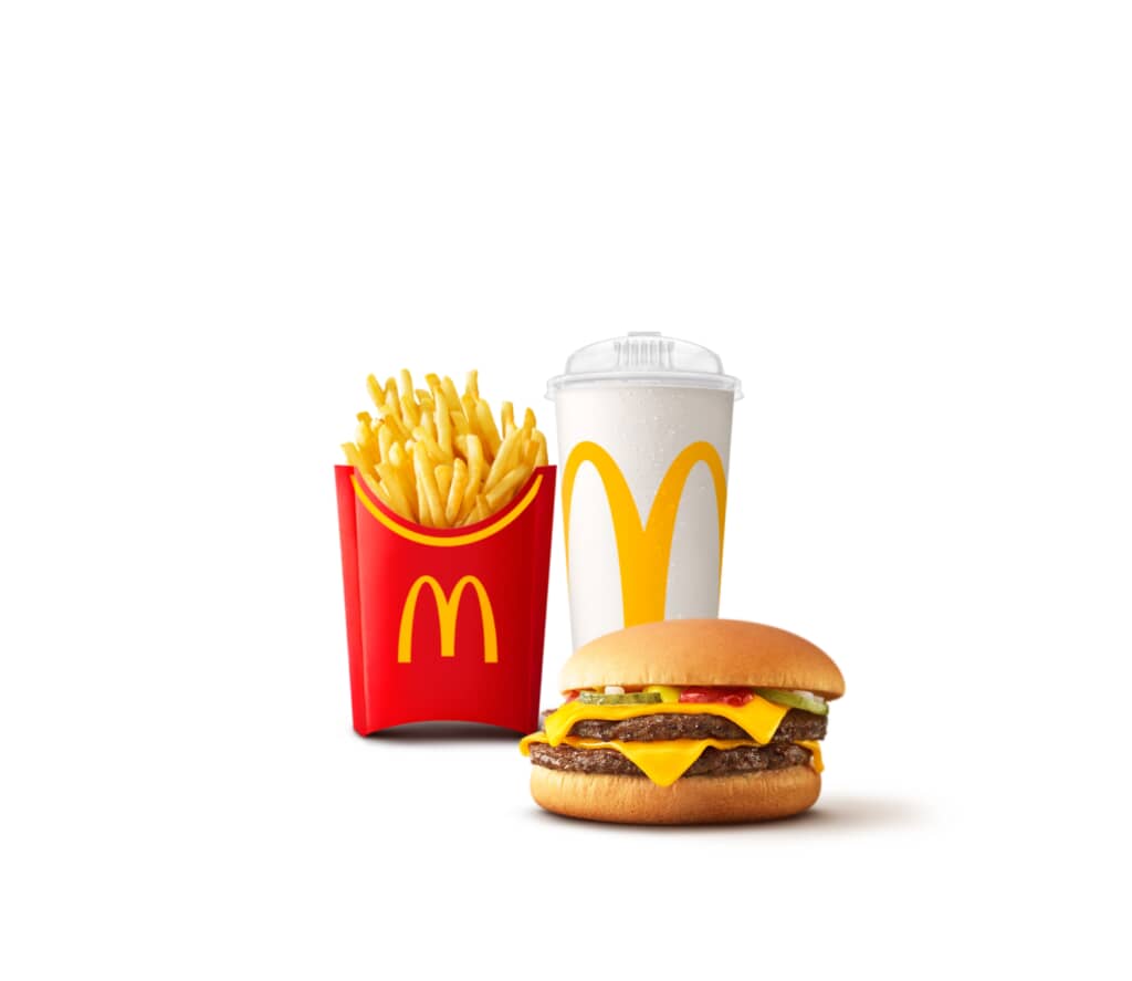 ダブルチーズバーガーLサイズセット