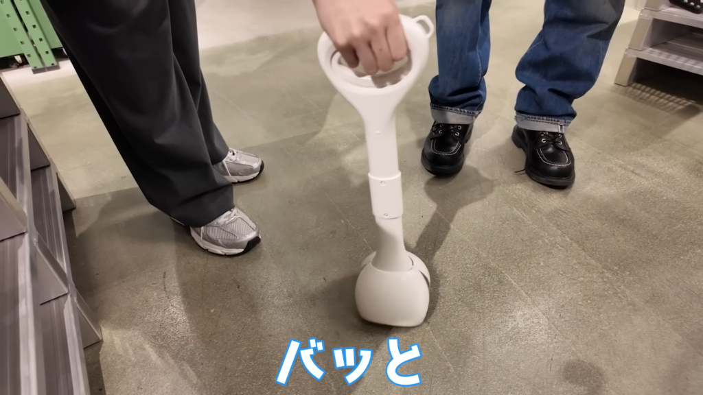 折りたたみ式バグキャッチャー（YouTubeチャンネルより）