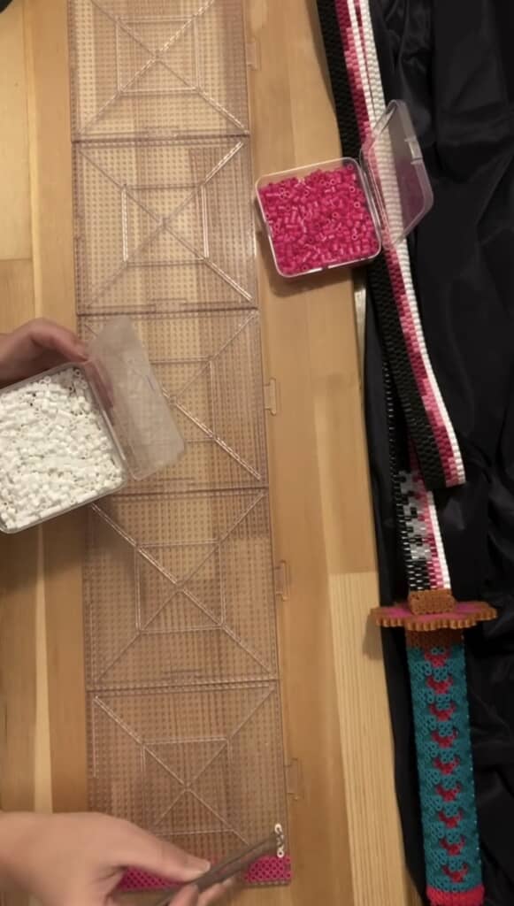 アイロンビーズで作ったのは……