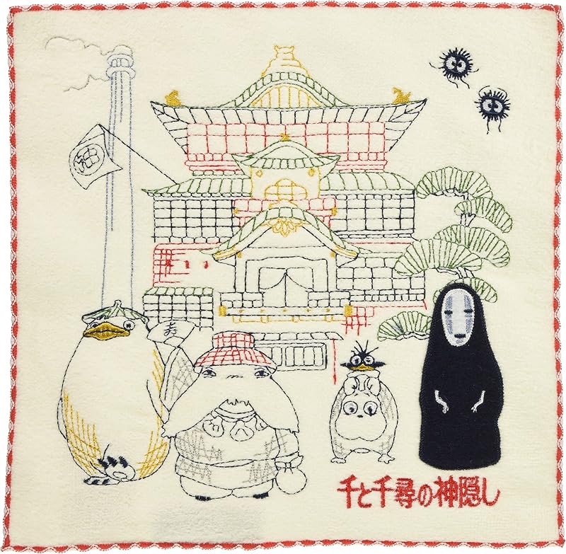 丸眞 ハンドタオル ジブリ 千と千尋の神隠し 25×25cm