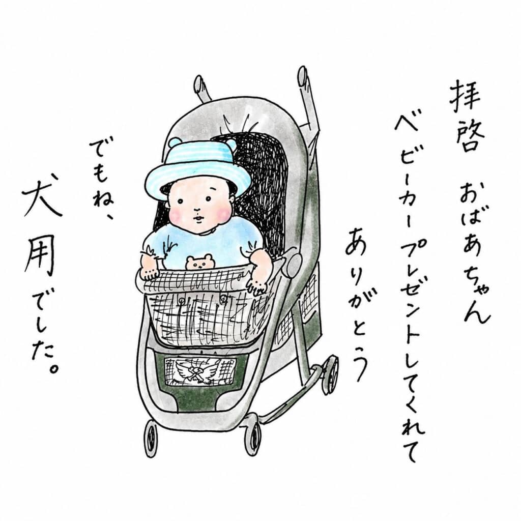 まさかの犬用カート