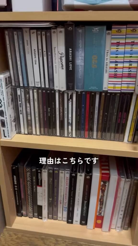 ビデオソフトには、BDとDVD両方購入したものも。BDは家用、DVDは車内用だそうです