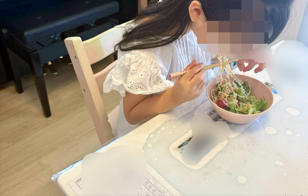 ファストフードの前には野菜を摂取！
