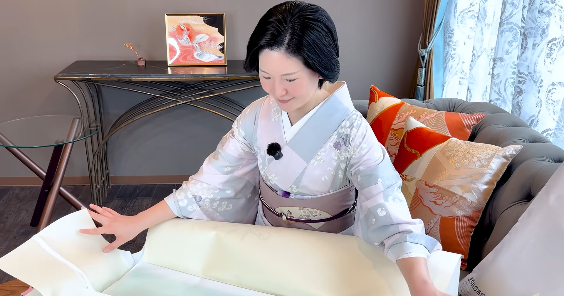 結婚10周年の女性、一目ぼれした“ティファニーブルーの着物”を着てみたら……　「輝いておられます」「すっごい綺麗なお色」（1/3） | 女性 ねとらぼ