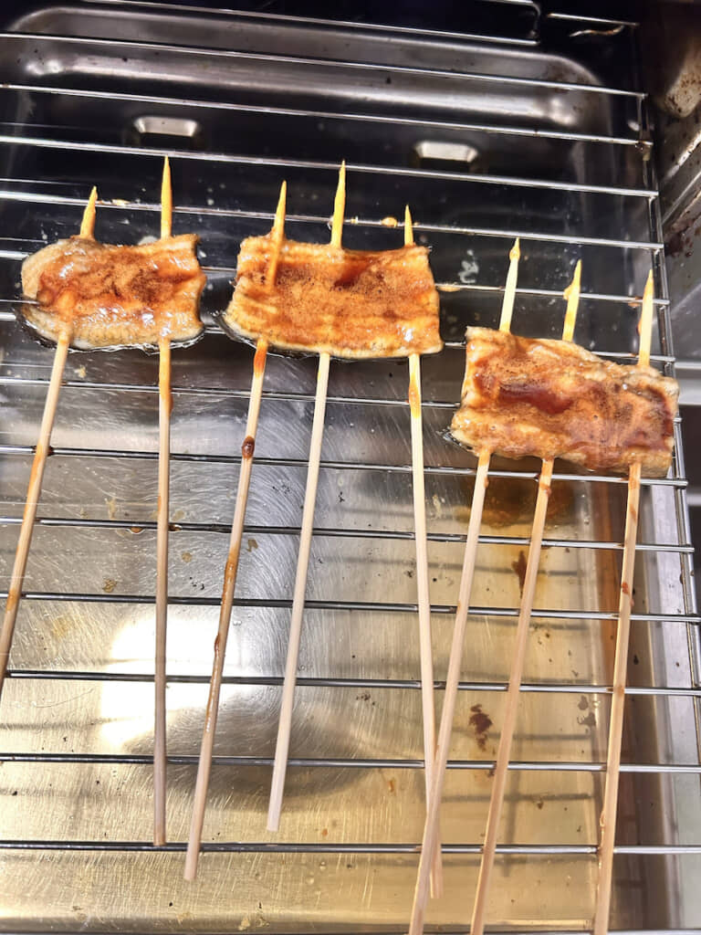 さびしい大きさの蒲焼きになった