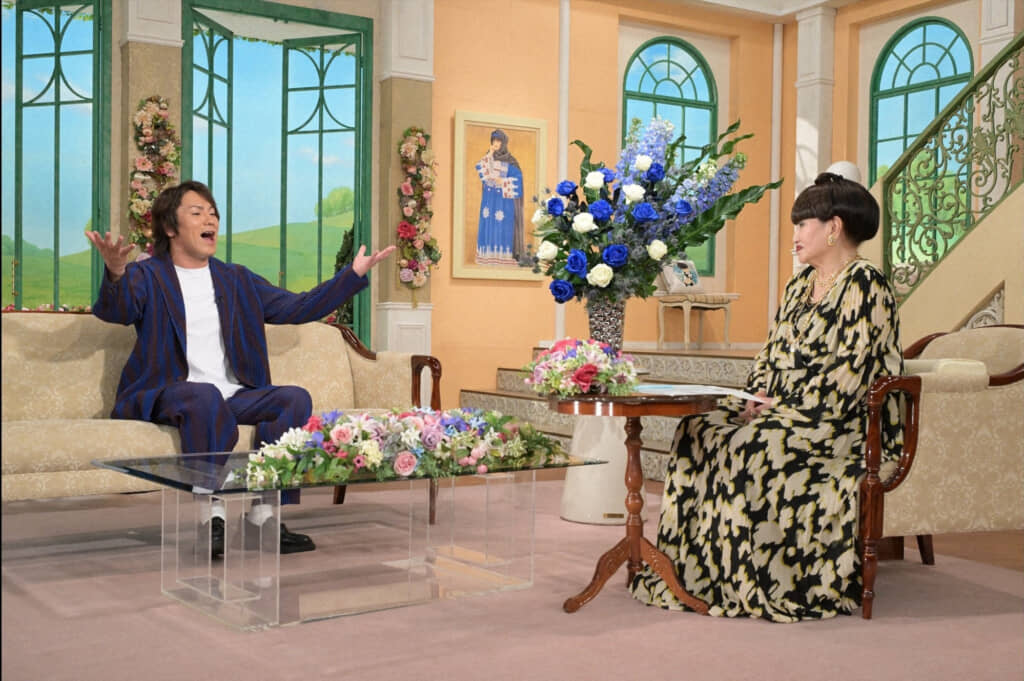7月10日放送「徹子の部屋」の一場面 （C）ABCテレビ