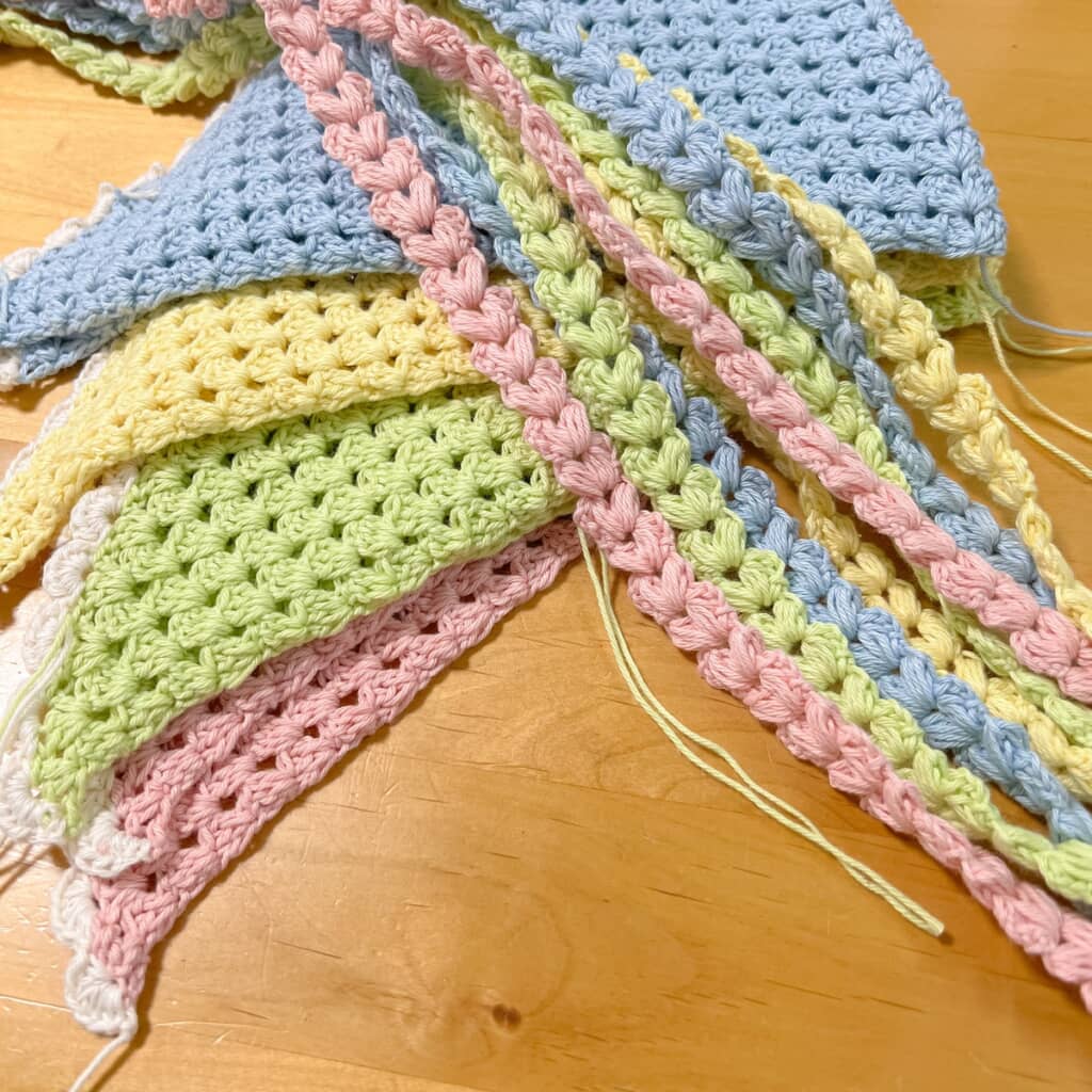 作ったたくさんのバブーシュカ