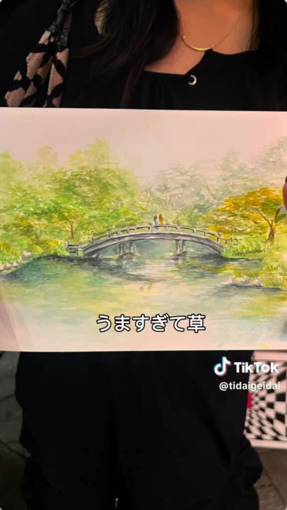 圧倒的画力を見せる絵が完成