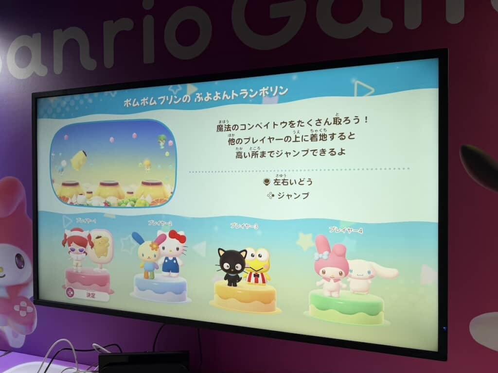 ゲーム画面。欧米人気の高いチョコキャットもいます