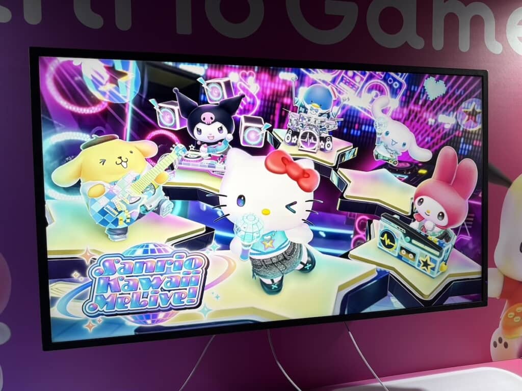 サイバーな雰囲気のゲーム画面