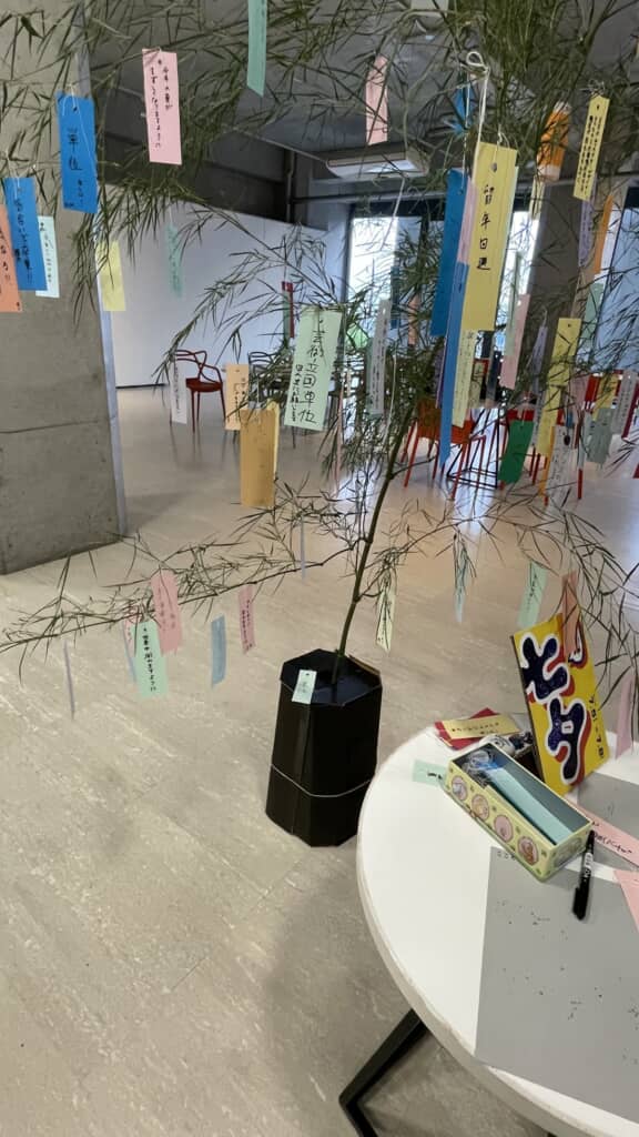 京都芸術大学の七夕飾り