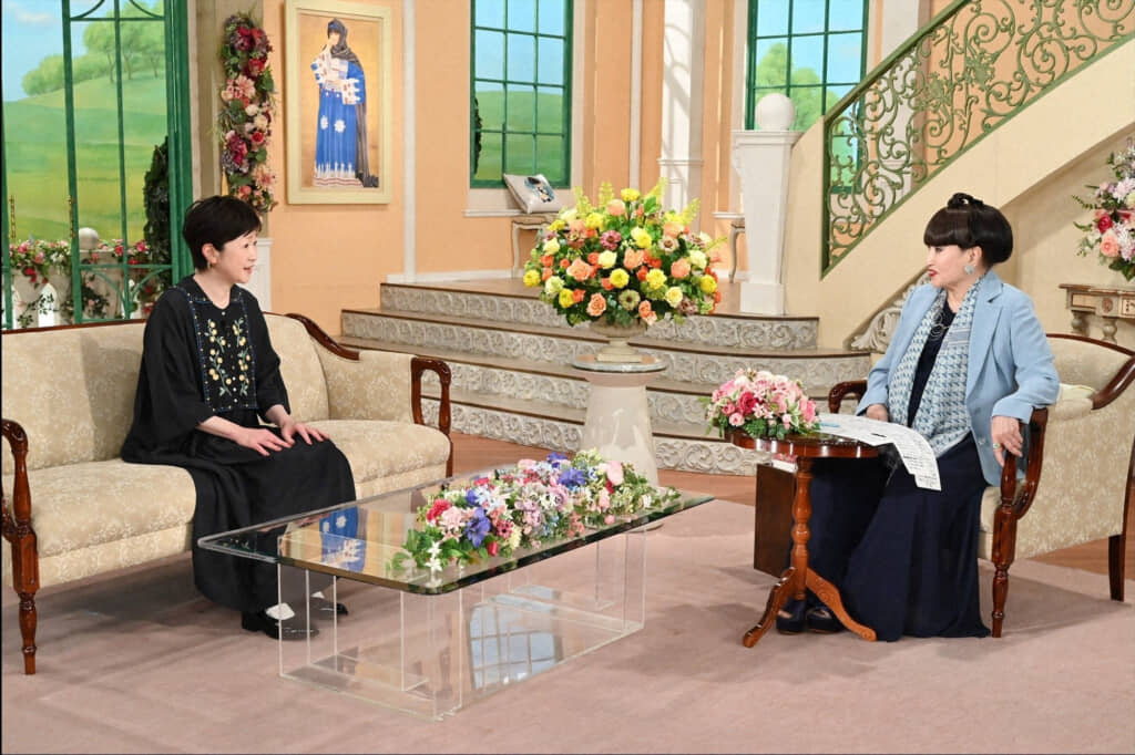 7月9日放送「徹子の部屋」の一場面 （C）ABCテレビ