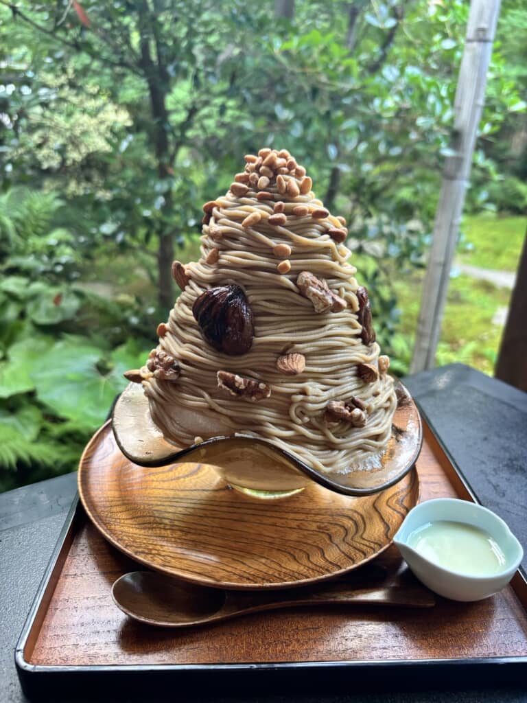 かき氷 モンブラン