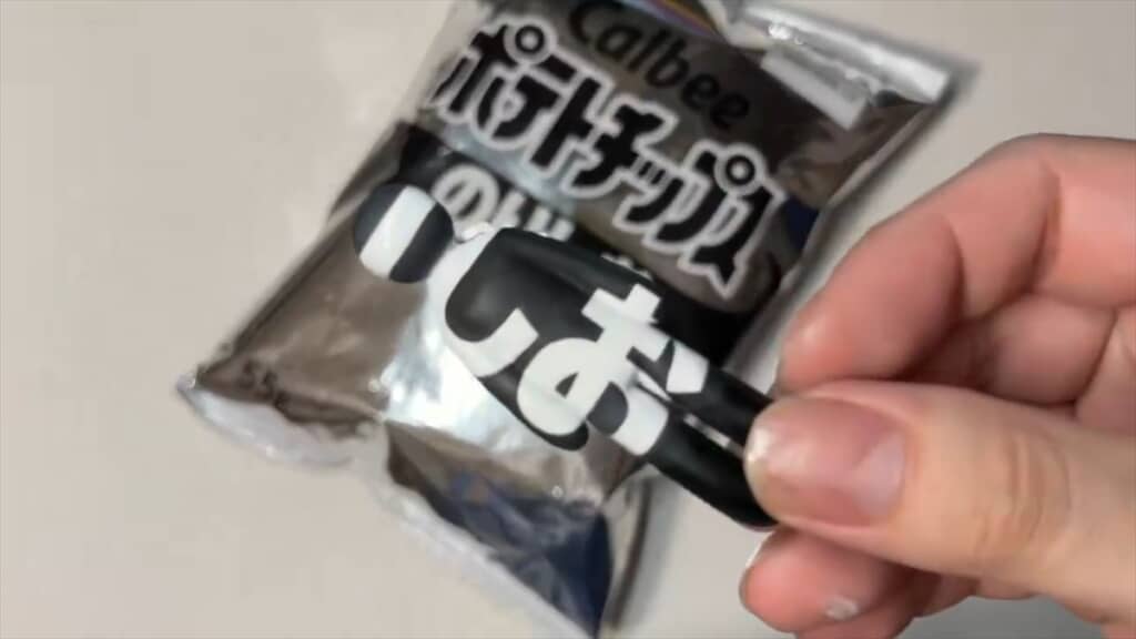めっちゃカメレオンみたいな白黒ポテチ