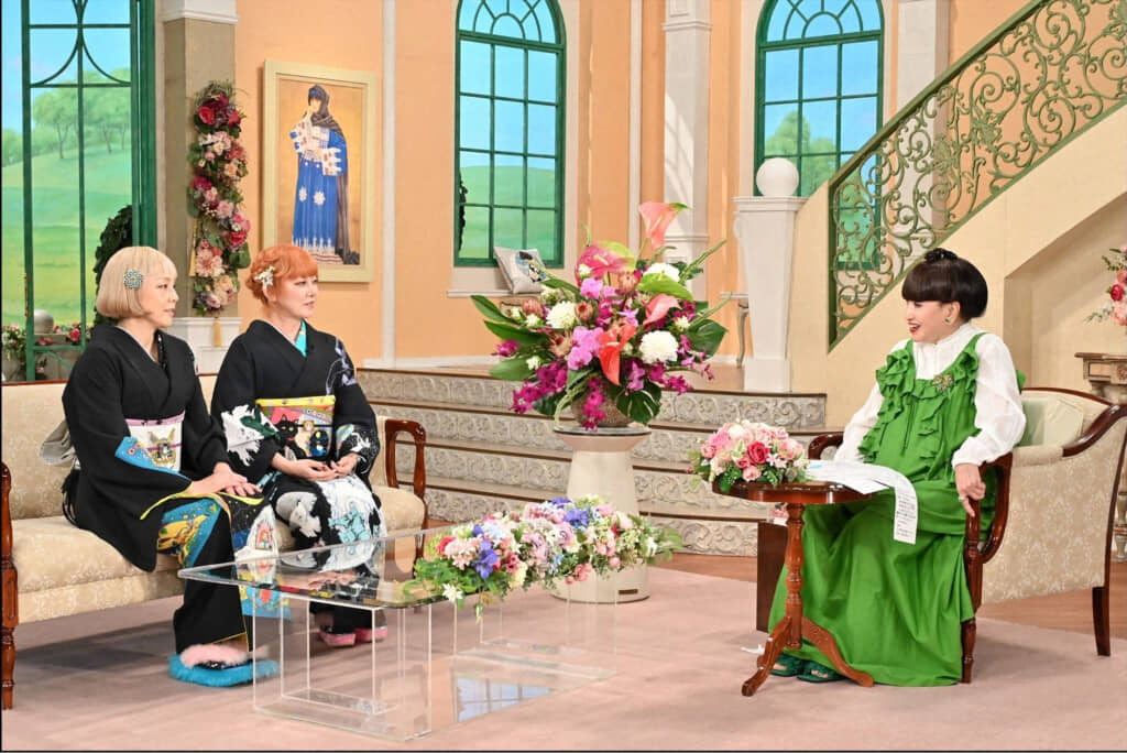 7月13日放送「徹子の部屋」の一場面 （C）ABCテレビ
