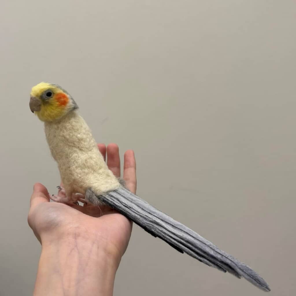 長い尻尾が付きました