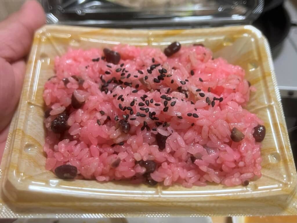 手作りのお赤飯！