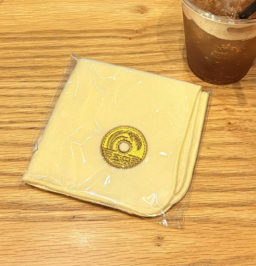 硬貨モチーフのハンカチ!?