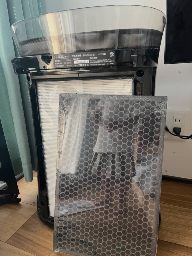 買ったばかりのようにきれいなフィルター